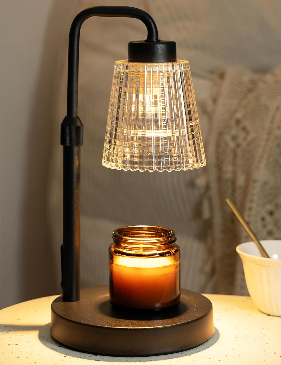 Candle Warmer Lamp with Timer, Dimmable, Includes 2 Bulbs